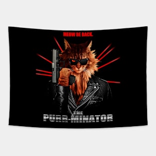 The Purr-minator Tapestry