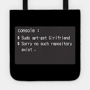 console apt-get girlfriend Tote