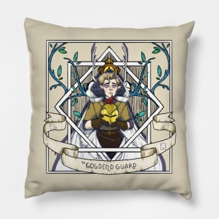 Hunter, the Golden Guard Pillow