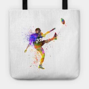 American football in watercolor Tote