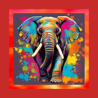 rainbow elephant T-Shirt