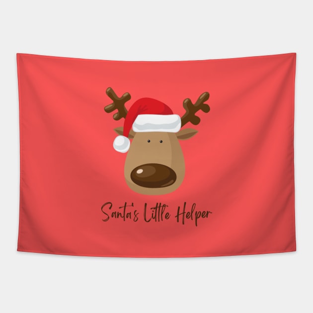 Santa's Little Helper Tapestry by Ajith Shop