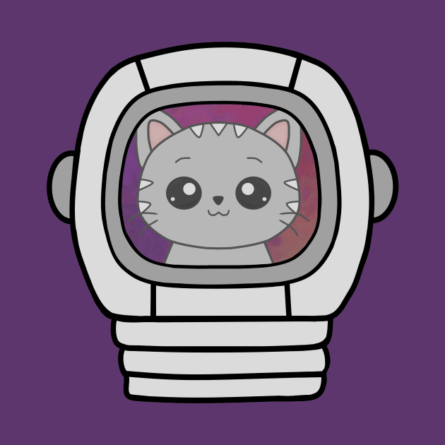 Cute Cat In Space by SartorisArt1