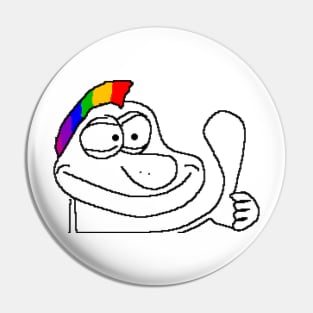 Rainbow Mohawk VibeGuy Pin