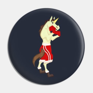 Unicorn Boxer Pin