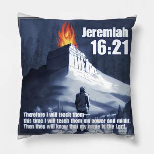 Jeremiah 16:21 Pillow