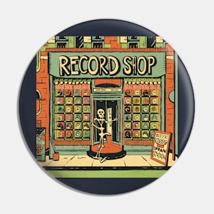 Record shop Pin