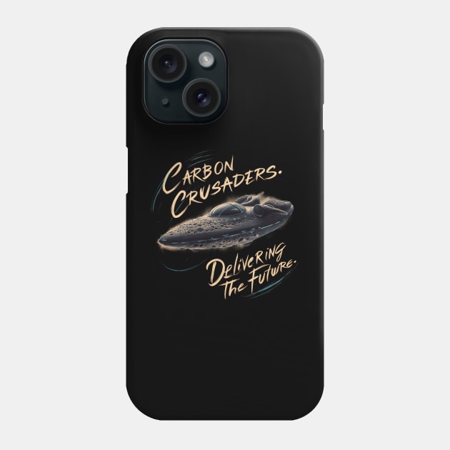 "Galactic Voyage: Carbon Crusaders of Tomorrow" Phone Case by WEARWORLD