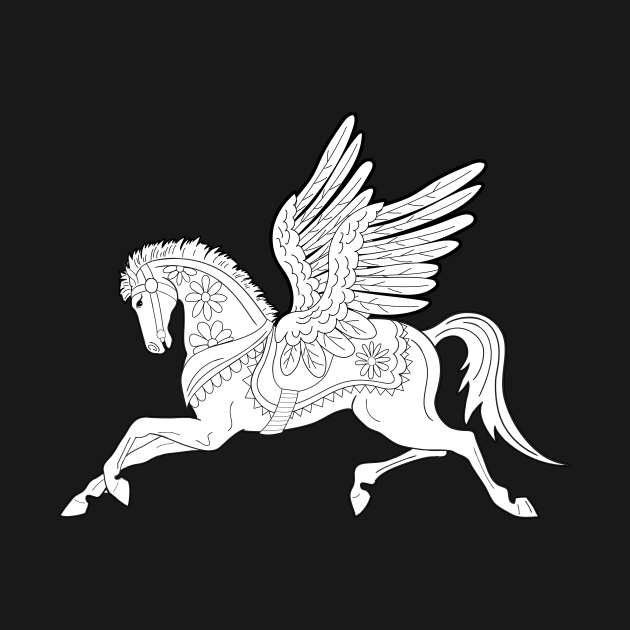 Floral Pegasus by SWON Design