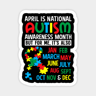 April Is National Autism Awareness Magnet