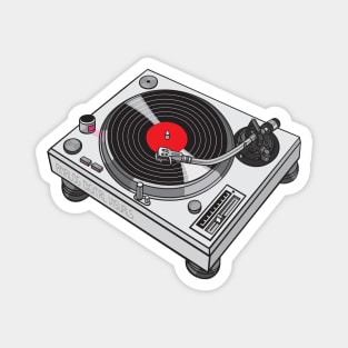 Turntable (Gray Colorway) Analog / Music Magnet