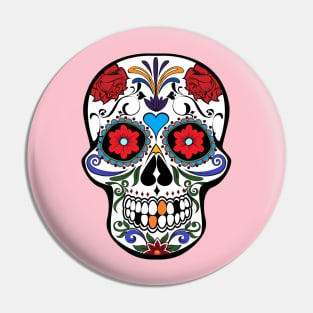 Skull, design for the day of the dead. A  beautiful skull design for the day of the dead. Pin