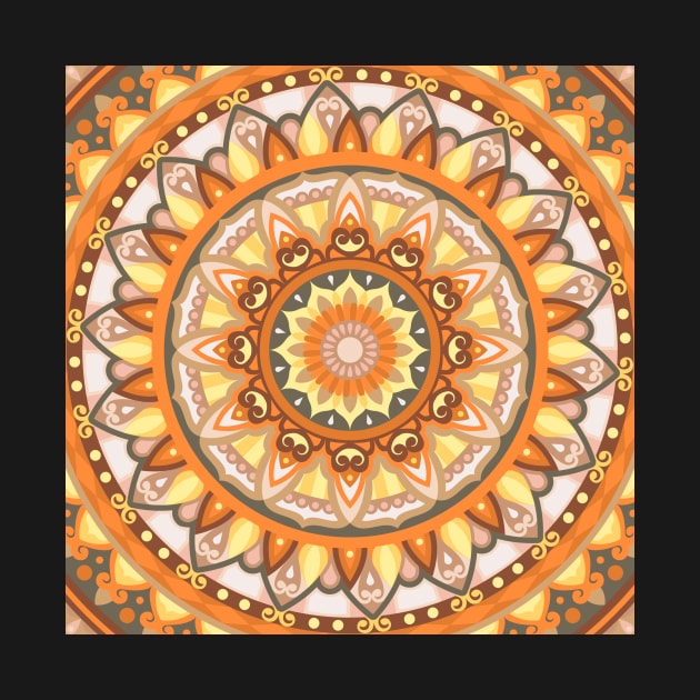 Autumn Mandala by Makuro Designs