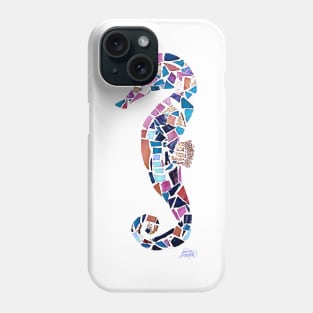 Seahorse Mosaic Cutout Phone Case