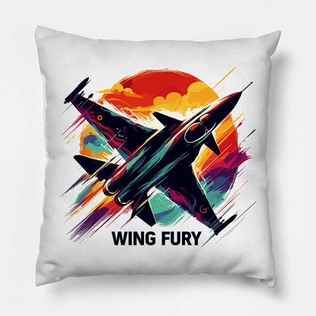 Fighter jets Pillow by Vehicles-Art