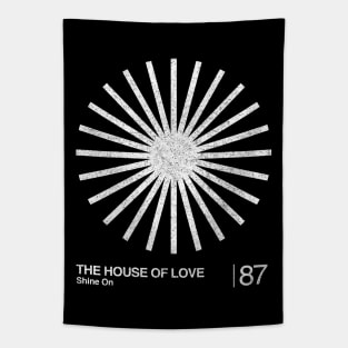 The House Of Love / Minimalist Graphic Artwork Design Tapestry