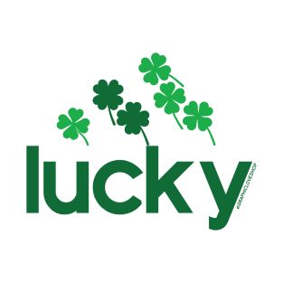 Lucky Clovers, logo inspired, St. Patrick's Day © GraphicLoveShop T-Shirt