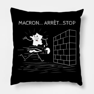 Macron... Arrêt...Stop Pillow