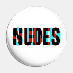 Send Nudes - Anaglyphic Pin