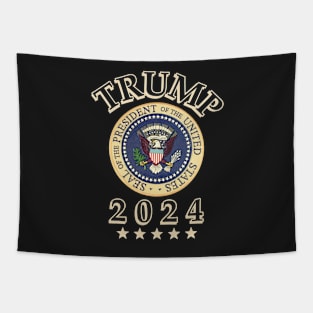 TRUMP 2024 MAGA GIFTS | PRESIDENTIAL SEAL | Republican Gifts | Politics 2024 Election Tapestry