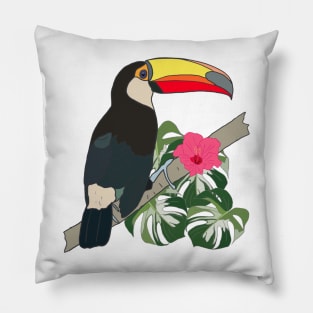 Jungle toucan Pillow