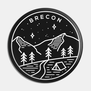 Brecon Beacons National Park Wales Emblem - Black Pin