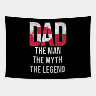 Greenlandic Dad The Man The Myth The Legend - Gift for Greenlandic Dad With Roots From Greenlandic Tapestry