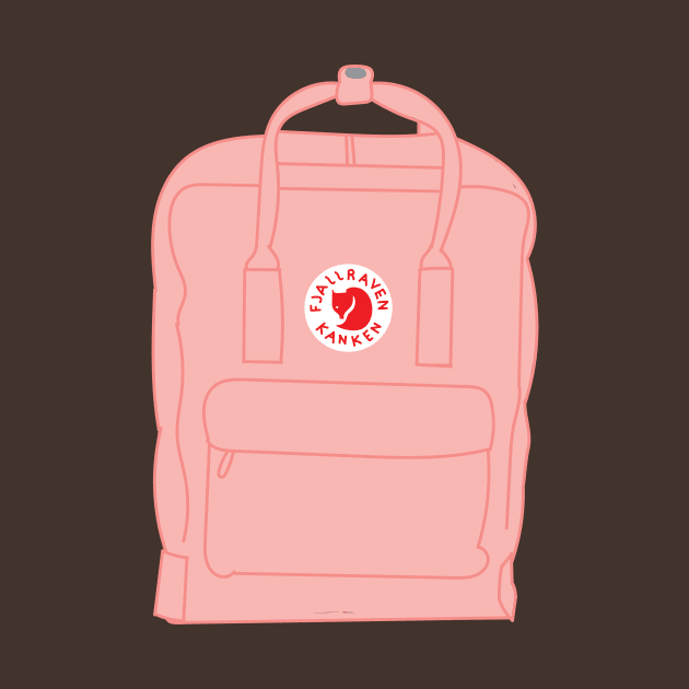 Pink Aesthetic Backpack by courtneylgraben