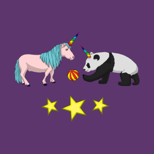 Pandicorn meets Unicorn T-Shirt