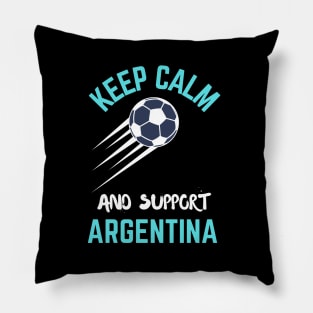 I Support Argentina Football Team Pillow