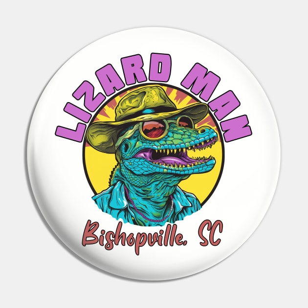 Lizard Man Laid Back Pin by Dead Is Not The End