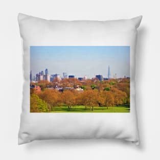 London Skyline Cityscape Primrose Hill Pillow