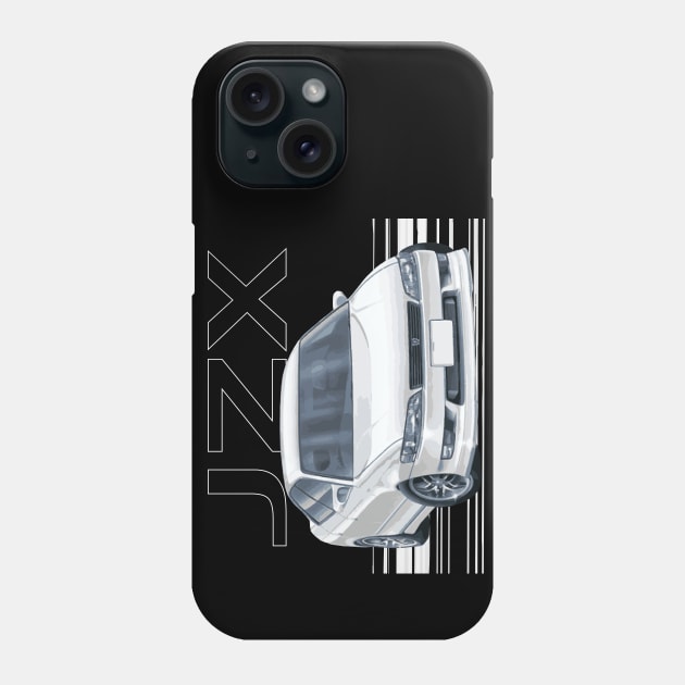 JZX100 TRD TOURER V CHASER MARK II tOYOTA DRIFT Sedan Power slide Phone Case by cowtown_cowboy