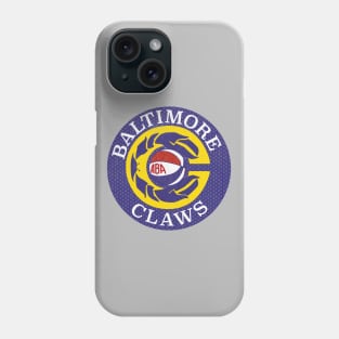 Defunct Baltimore Claws ABA Basketball 1976 Phone Case