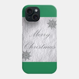 Merry Christmas in the Snow Phone Case