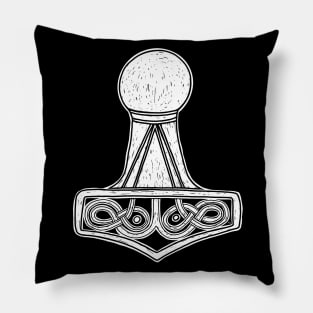 Knotwork Mjolnir Pillow