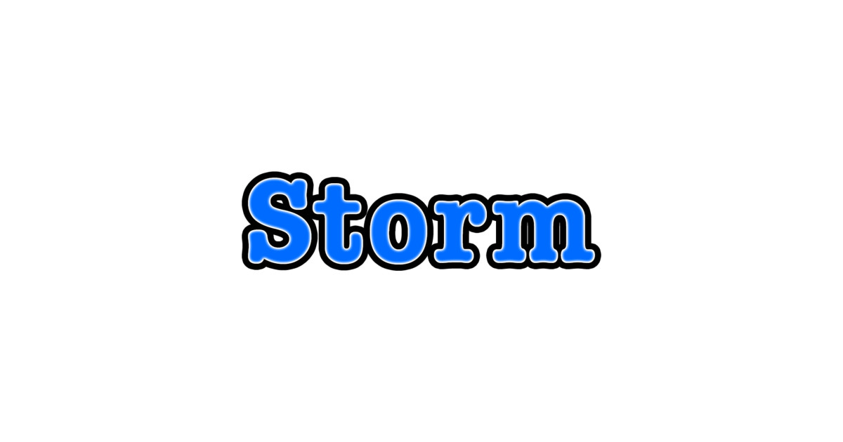 Storm - Storm - Sticker | TeePublic