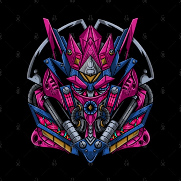 Geisha Mecha Pink by NIKO ARTWORKZ