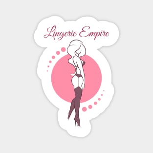 Lingerie Store Emblem in Retro style Magnet