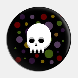 Spots & Skulls Pin