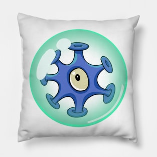 Funny Monster (in the Bubble) Pillow