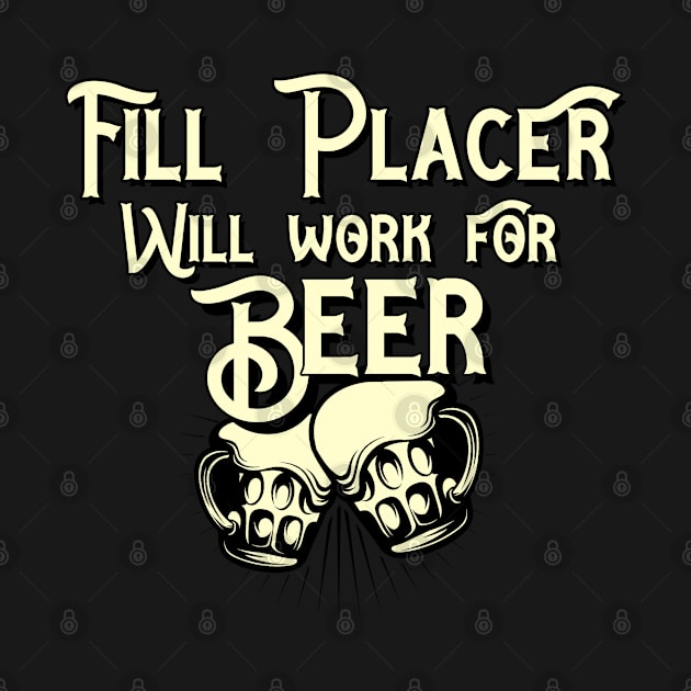 Fill placer will work for beer design. Perfect present for mom dad friend him or her by SerenityByAlex