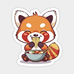 Ramen Red Panda Magnet