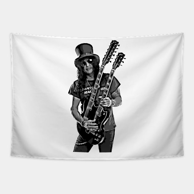 SLASH WITH DOUBLE NECK Tapestry by FADLANSTORE