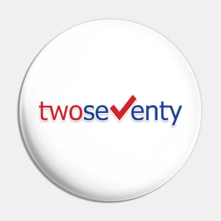 TwoSeventy Logo (Front + Back) Pin