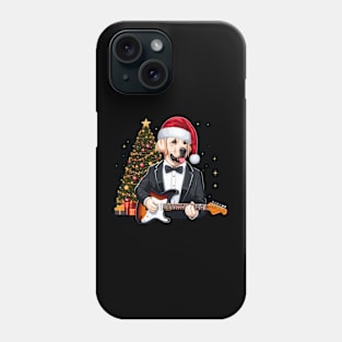 Labrador Retriever Playing Guitar Christmas Phone Case