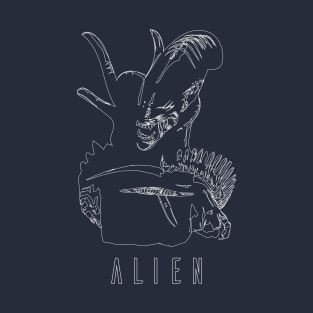 Xenomorph line art T-Shirt