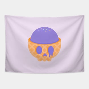 Ice Cream Skull Tapestry