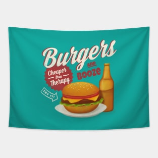 Burgers and Booze Tapestry