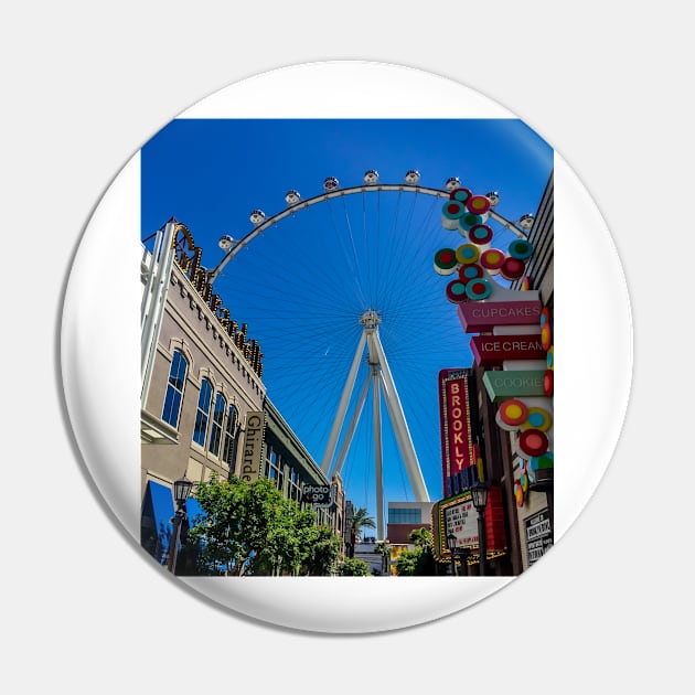 Linq Promenade - High Roller Ferris Wheel - Las Vegas Pin by Debra Martz